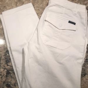 NWT Sanctuary Crop Chino White Pants Size 28